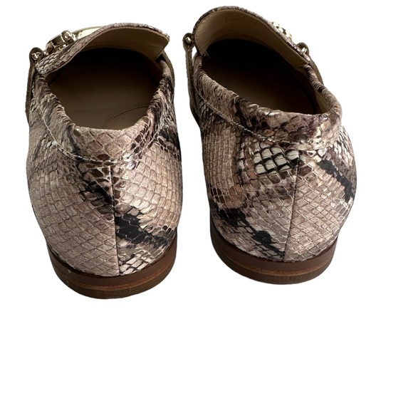 NEW Cole Haan Snake Print Embossed Leather Loafers Slip-On Flats Shoes Size 5 - Picture 4 of 9